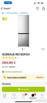 Predám chladničku Gorenje