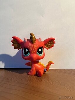 littlest pet shop drak vzácny zberateľský kusok #2484