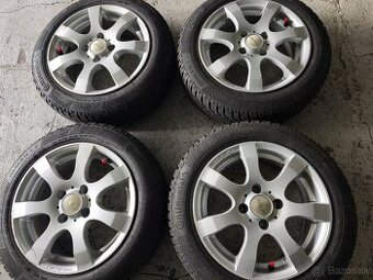 Alu disky 4x100 r14 zimné pneumatiky 155/65 r14 8mm