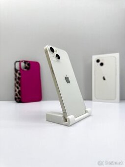 iPhone 13 WHITE 128GB TOP STAV NOVÁ BATÉRIA 100%
