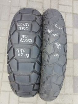 Motopneu - enduro sady 120-19 + 170-17