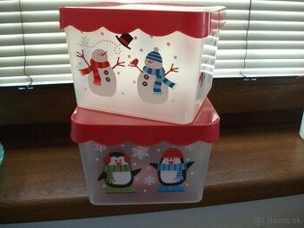 2xÚložbox, 2xnálepky, 2xhračky