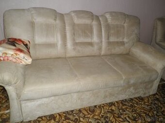 rozkladacia sedacia suprava + kresl, velký okr, stol, sdkrin