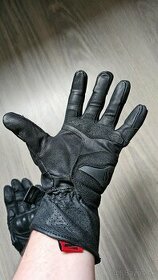 Kvalitné kožené moto rukavice - veľkosť M - Ako Nové