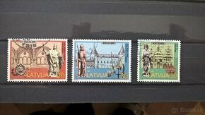 Poštové známky č.138 - Lotyšsko - architektúra