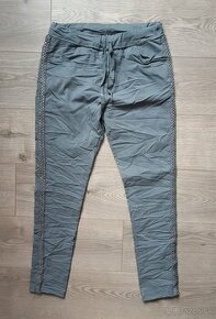 Dámske sivé nohavice - veľkosť uni, L/XL - XXL