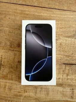 Apple iPhone 16 Pro 256GB Black Titanium, Nový