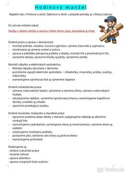 Hodinovy manžel - rýchly servis