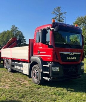 9268 - MAN TGS 26.500 - 6x2 - Valník + HR-PALFINGER PK 19.00