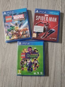 LEGO & Spiderman hry na PS4