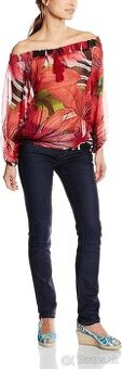 Desigual - ľahká blúzka cez plecia, veľ. M