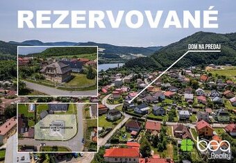 REZERVOVANÉ: Rodinný poschodový dom Margecany, okr. Gelnica