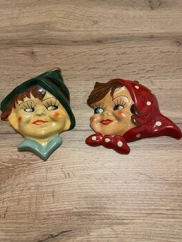 Tváre z hliny clapec a dievča