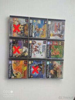 Predám hry na PS1