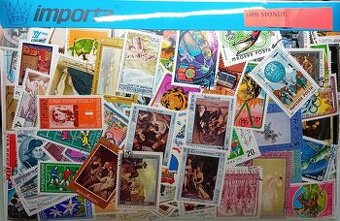 Balíček známok Svet - 1000 kusov (L2)