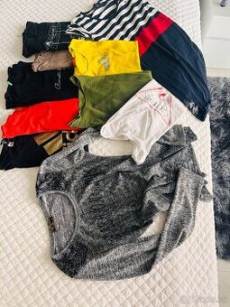 Set 10 ks značkových tričiek