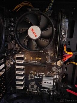 Základná doska + procesor + chladič +ram+zdroj