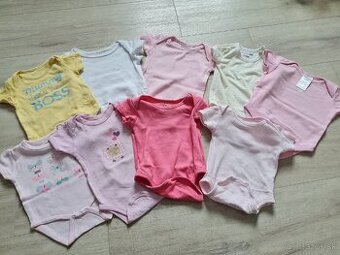 9ks body s krátkym rukávom veľ 68 4€