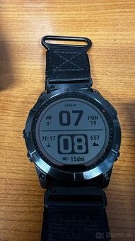Garmin fenix 7X Solar Gray / Black Band