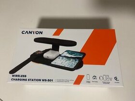 Canyon WS-501 - 5v1, - bezdrôtová nabíjačka pre Apple zaria