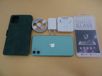 iPhone 11 64GB GREEN - ZÁRUKA 1 ROK - 100% BATERIA
