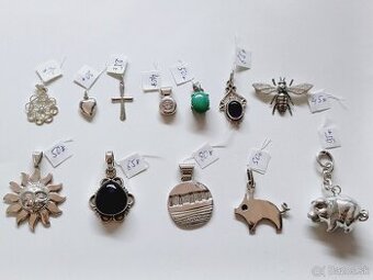Krasne a zaujimave strieborne privesky