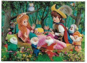 3D pohľadnice (21-40 ), čisté v top stave, 1 ks za 1 € - 1