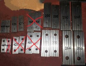 Na predaj kalené vložky čeľustí strojných zverákov - 1