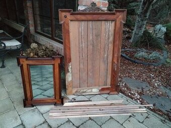 Starožitné zrkadlo +veľký rám