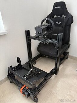 GT Omega Prime light cockpit + MOZA Racing DD R5 volant