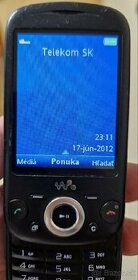 Sony Ericsson W20i, zylo, walkman, čierny - 1