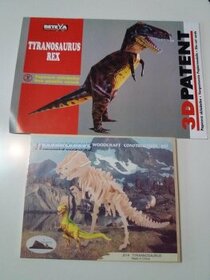3-D drevené puzzle Tyrannosaurus - 1