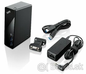 Predám Lenovo dokovaciu stanicu ThinkPad USB 3.0 Dock