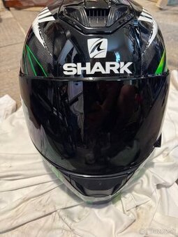 SHARK D-SKWAL 2 Penxa čierno-bielo-fluo zelená