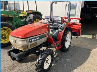 Japonský malotraktor YANMAR F210 s rotavatorom