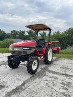 Japonský malotraktor YANMAR F210 s rotavatorom