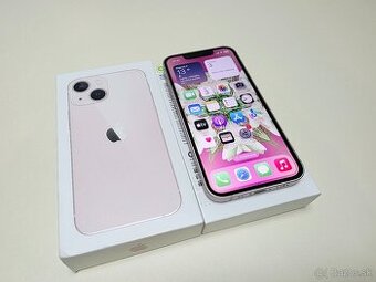 APPLE iPhone 13 mini 128GB,PINK,ZDRAVIE BATERKY 100%