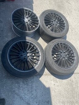 5x112 r19 Mercedes original sada 4 ks disky kolesa elektrony