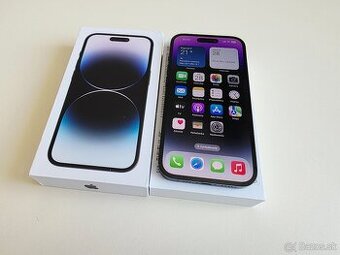 APPLE IPHONE 14 PRO 128GB,ZDRAVIE BATERKY 100%