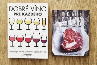 Steak, víno