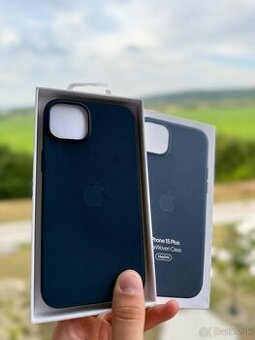 NOVÝ kryt pre Apple 15 Plus tkaninový - modrý