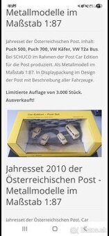 Zberateľské modely autíčka