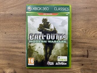 Hra XBOX 360 - Call of Duty 4 Modern Warfare