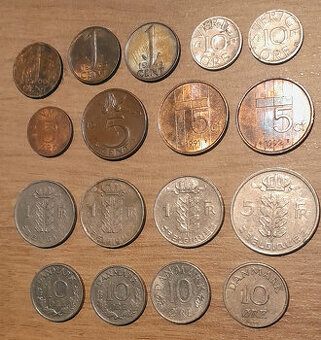Mince Dánsko, Belgicko, Holandsko, Švédsko