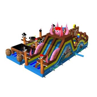 Nafukovací hrad, detské ihrisko, šmykľavka