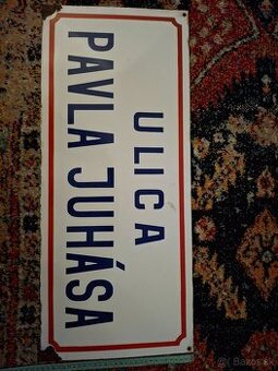 Ulica smaltova tabuľa