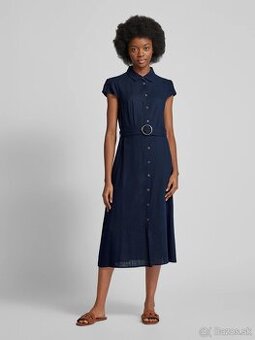 modré šaty - L - nové