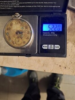 Strieborné vreckové hodiny