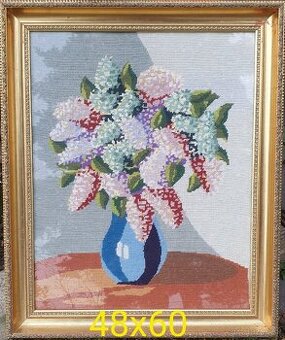 Predám ručne vyšívaný obraz.