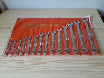 sada vidlicovo očkových kľúčov z kovanej legovanej ocele